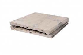  Ступень из ДПК МАССИВ шлифованное дерево мультиколор 202х332х2900 мм, цвет: бежевый