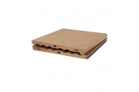  Ступень из ДПК МАССИВ шлифованное дерево мультиколор 202х332х2900 мм, цвет: песочный