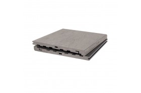  Ступень из ДПК МАССИВ шлифованное дерево мультиколор 202х332х2900 мм, цвет: серый