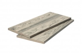 Универсальная доска из ДПК шлифованное дерево мультиколор 11х140х2900 мм, цвет: бежевый микс