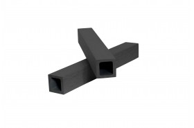 Балясина из ДПК ШЛИФОВАННАЯ для ограды ДПК 37х37х2900 мм, цвет: №3 чёрный