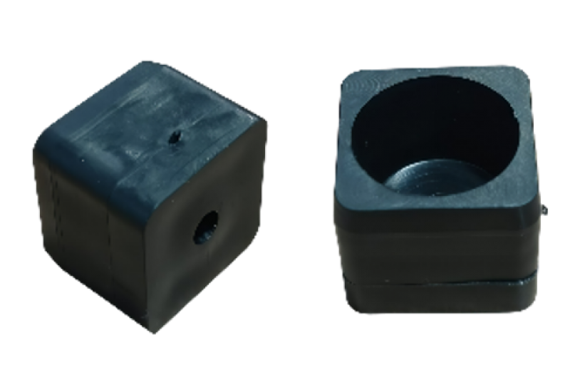 Крепление прямое из пластика для балясины ДПК 24х24х30 мм