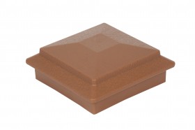 Крышка и юбка из пластика для ограждения 50х120х120/45х150х150 мм, цвет: №2 песочный