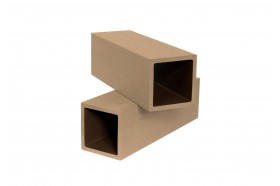  Столб из ДПК шлифованный для ограждения 100х100х2900 мм, цвет: №2 песочный