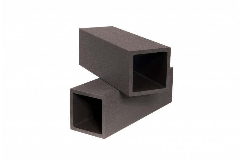  Столб из ДПК шлифованный для ограждения 100х100х2900 мм, цвет: №5 темно-коричневый