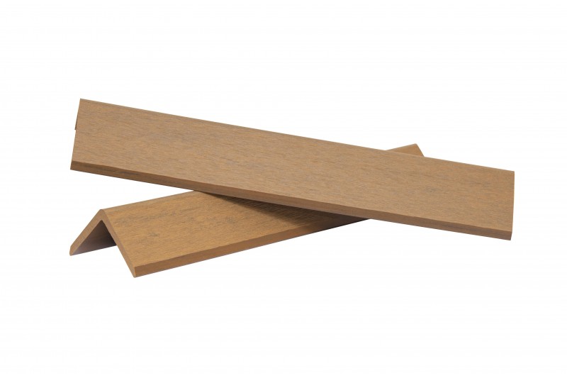 Уголок из ДПК для декинга шлифованный, цвет: №2 песочный