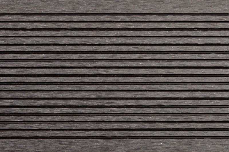 Террасная доска МПК "Верста" 150х24х4000 мм, двухсторонняя, цвет Венге, Вельвет + Тиснение под дерево