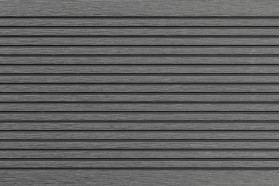 Террасная доска МПК "Верста" 150х24х4000 мм, двухсторонняя, цвет Серый, Вельвет + Тиснение под дерево